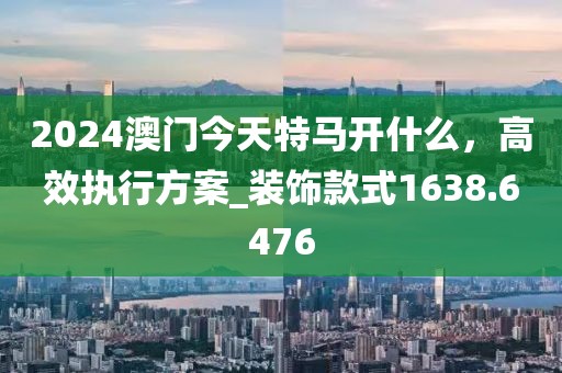 2024澳門今天特馬開什么，高效執(zhí)行方案_裝飾款式1638.6476