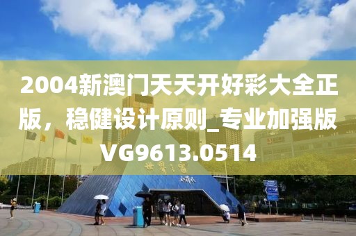 2004新澳門天天開好彩大全正版，穩(wěn)健設計原則_專業(yè)加強版VG9613.0514