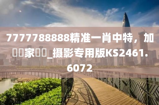 7777788888精準(zhǔn)一肖中特，加強(qiáng)專家評(píng)論_攝影專用版KS2461.6072