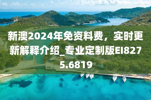 新澳2024年免資料費(fèi)，實(shí)時(shí)更新解釋介紹_專業(yè)定制版EI8275.6819