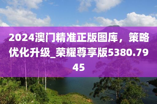 2024澳門精準(zhǔn)正版圖庫，策略優(yōu)化升級_榮耀尊享版5380.7945