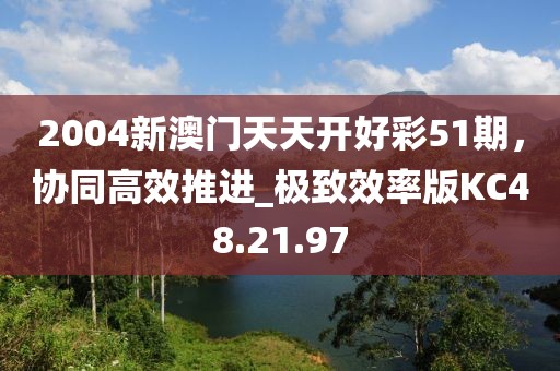 2004新澳門天天開好彩51期，協(xié)同高效推進(jìn)_極致效率版KC48.21.97