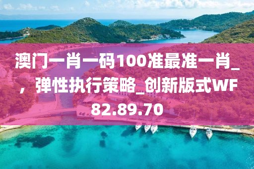 澳門一肖一碼100準(zhǔn)最準(zhǔn)一肖_，彈性執(zhí)行策略_創(chuàng)新版式WF82.89.70