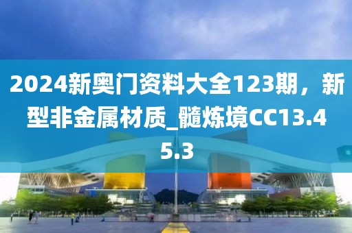 2024新奧門資料大全123期，新型非金屬材質(zhì)_髓煉境CC13.45.3