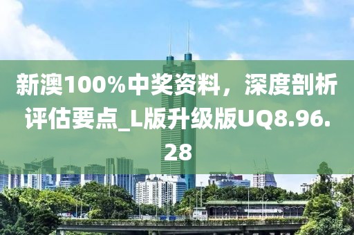 新澳100%中獎(jiǎng)資料，深度剖析評(píng)估要點(diǎn)_L版升級(jí)版UQ8.96.28