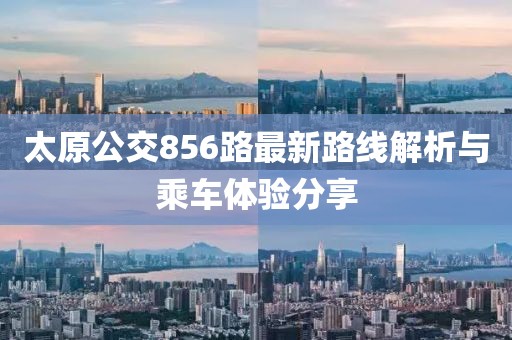 太原公交856路最新路線解析與乘車(chē)體驗(yàn)分享