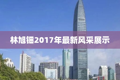 林旭鈿2017年最新風(fēng)采展示