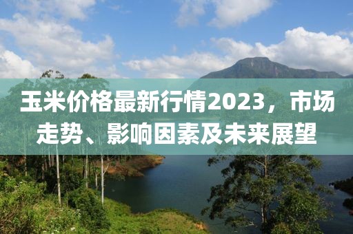 玉米價(jià)格最新行情2023，市場走勢、影響因素及未來展望