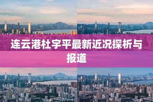 連云港杜宇平最新近況探析與報(bào)道