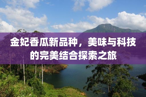 金妃香瓜新品種，美味與科技的完美結(jié)合探索之旅