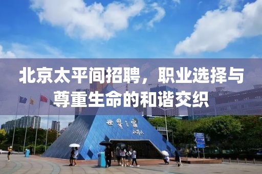 北京太平間招聘，職業(yè)選擇與尊重生命的和諧交織