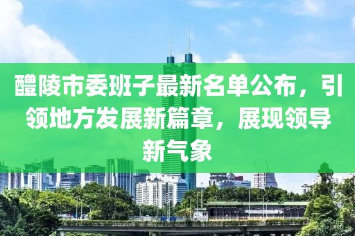 醴陵市委班子最新名單公布，引領(lǐng)地方發(fā)展新篇章，展現(xiàn)領(lǐng)導新氣象