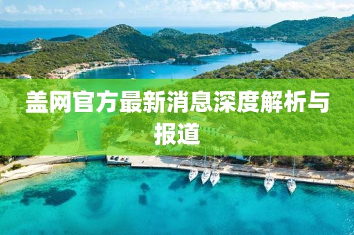 蓋網官方最新消息深度解析與報道