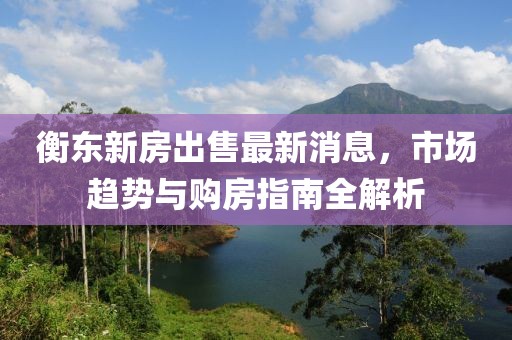 衡東新房出售最新消息，市場趨勢與購房指南全解析