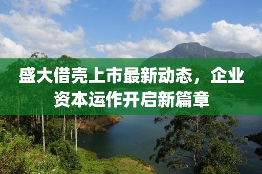 盛大借殼上市最新動(dòng)態(tài)，企業(yè)資本運(yùn)作開啟新篇章