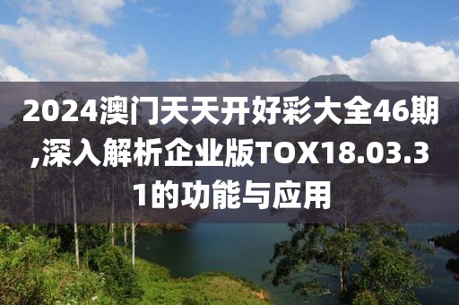 2024澳門天天開好彩大全46期,深入解析企業(yè)版TOX18.03.31的功能與應用