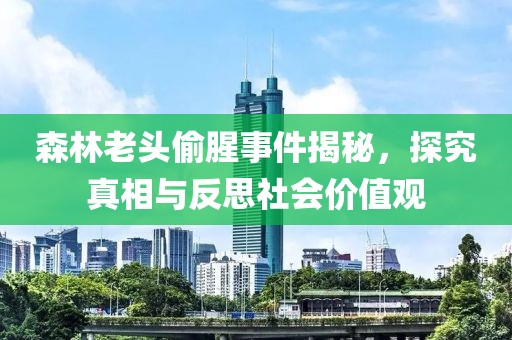 森林老頭偷腥事件揭秘，探究真相與反思社會價值觀