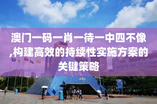 澳門一碼一肖一待一中四不像,構(gòu)建高效的持續(xù)性實施方案的關(guān)鍵策略