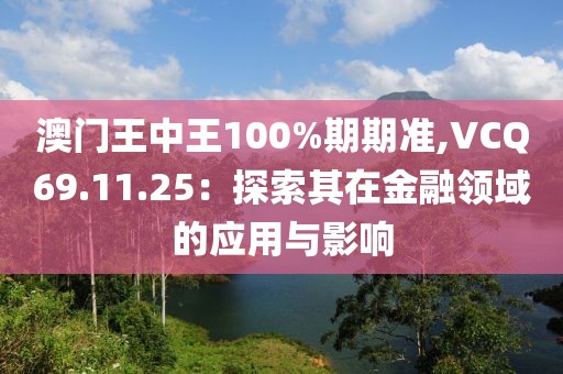 澳門(mén)王中王100%期期準(zhǔn),VCQ69.11.25：探索其在金融領(lǐng)域的應(yīng)用與影響