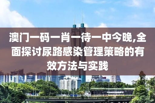 澳門一碼一肖一待一中今晚,全面探討尿路感染管理策略的有效方法與實踐