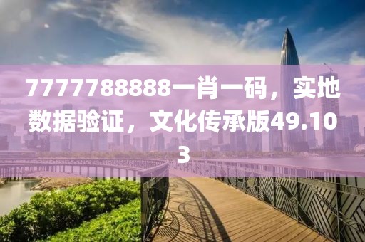 7777788888一肖一碼，實(shí)地?cái)?shù)據(jù)驗(yàn)證，文化傳承版49.103