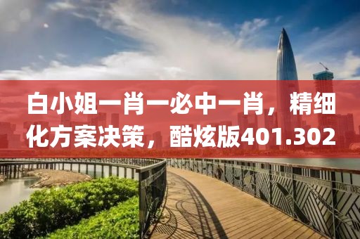 白小姐一肖一必中一肖，精細化方案決策，酷炫版401.302