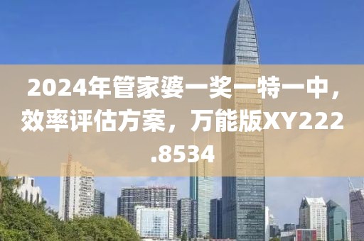 2024年管家婆一獎一特一中，效率評估方案，萬能版XY222.8534