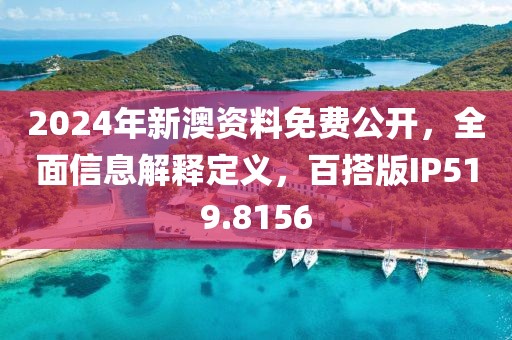 2024年新澳資料免費公開，全面信息解釋定義，百搭版IP519.8156