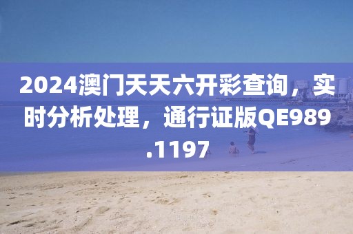 2024澳門天天六開彩查詢，實(shí)時(shí)分析處理，通行證版QE989.1197