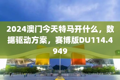 2024澳門今天特馬開什么，數(shù)據(jù)驅(qū)動(dòng)方案，賽博版DU114.4949