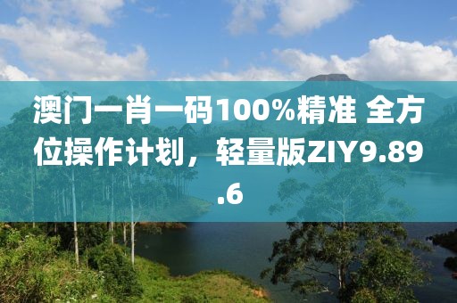 澳門一肖一碼100%精準(zhǔn) 全方位操作計(jì)劃，輕量版ZIY9.89.6