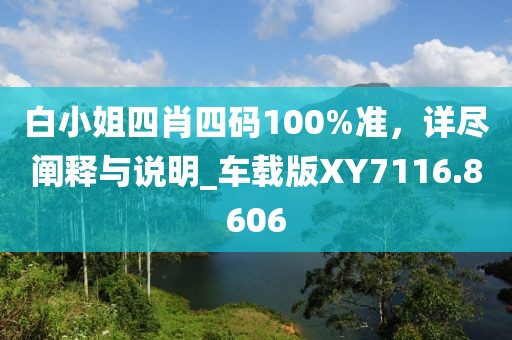 白小姐四肖四碼100%準(zhǔn)，詳盡闡釋與說(shuō)明_車載版XY7116.8606